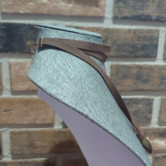 Large Statement Leather & Gold-Tone Heart Necklace – Double Strand Cord - Picture 6 of 14